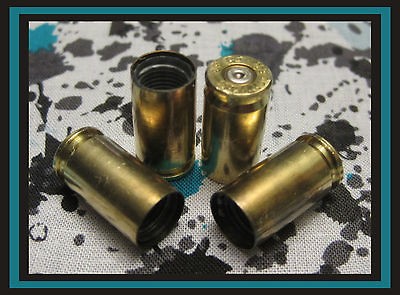 Set of 4 Brass Valve Stem Caps 9mm Cases Proudly Made In The USA No 