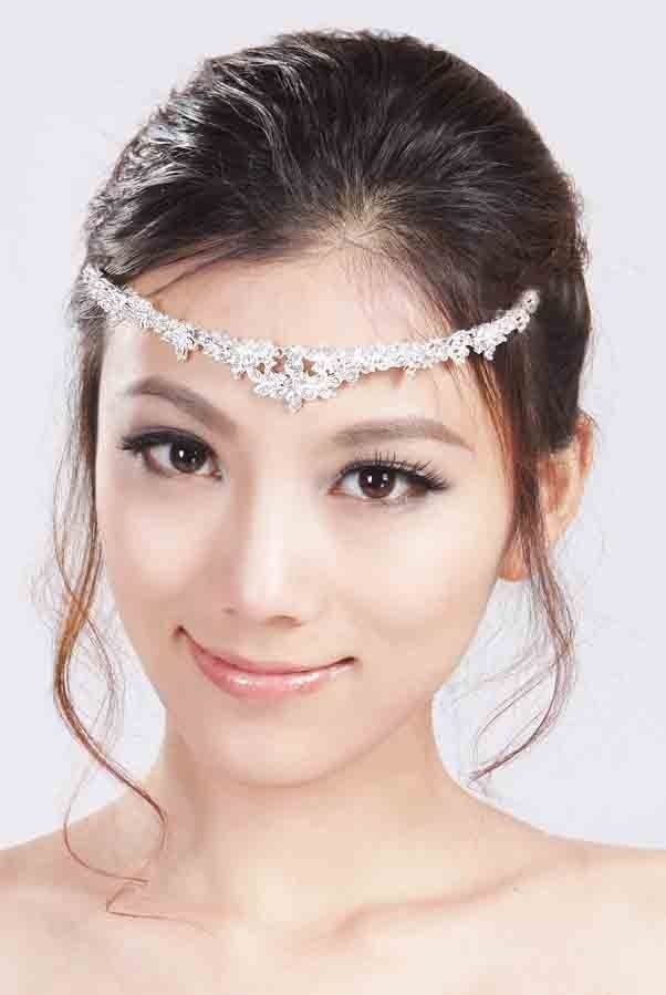   Crystal rhinestone Hera Crown Tiaras headbands frontlet wedding bridal