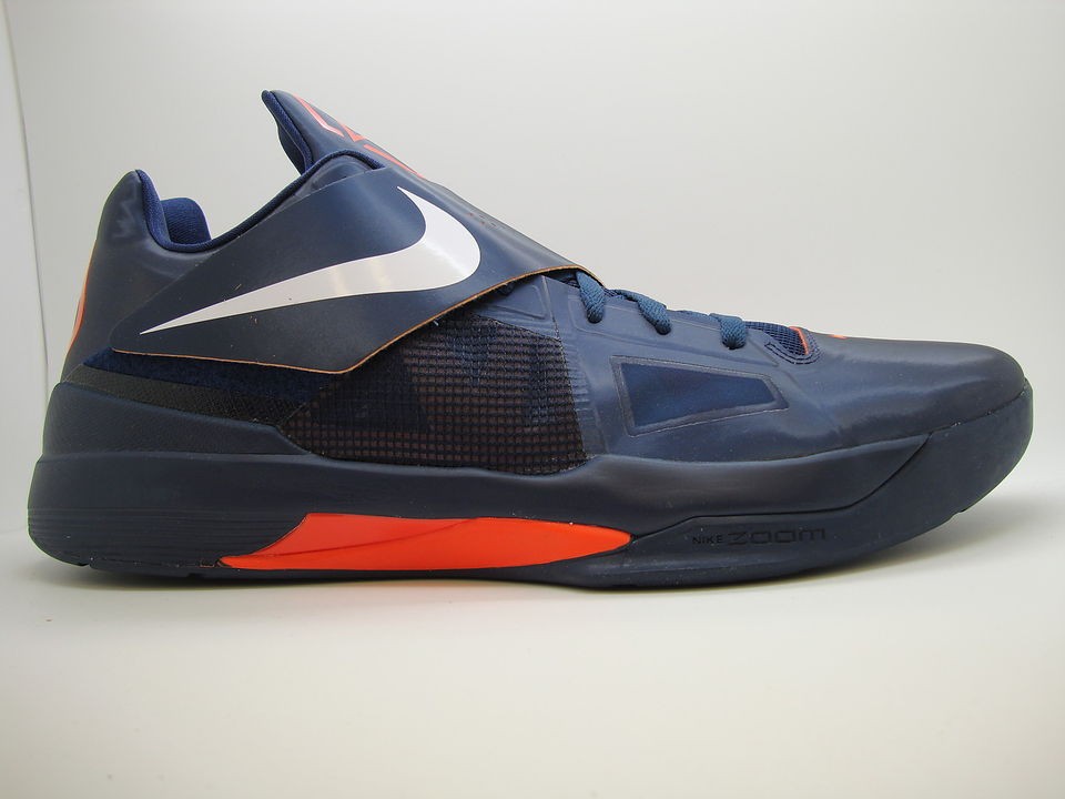 473679 400] Mens Nike Zoom KD IV Midnight Navy White Team Orange