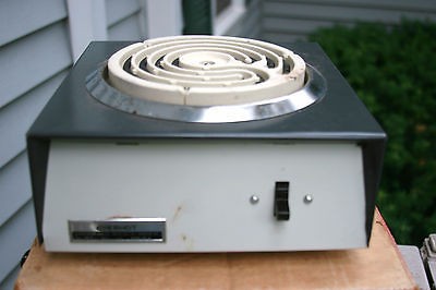 VINTAGE EVERHOT DELUXE SINGLE BURNER TABLE STOVE