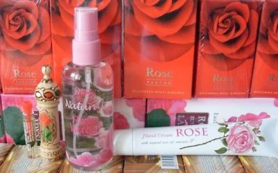 ORGANIC ROSE WATER FACE SPRAY & HAND CREAM &ROSE OTTO