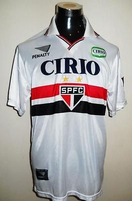   SAO PAULO #6 SANTOS EDMILSON RIVALDO RONALDO PELE BRAZIL JERSEY SHIRT