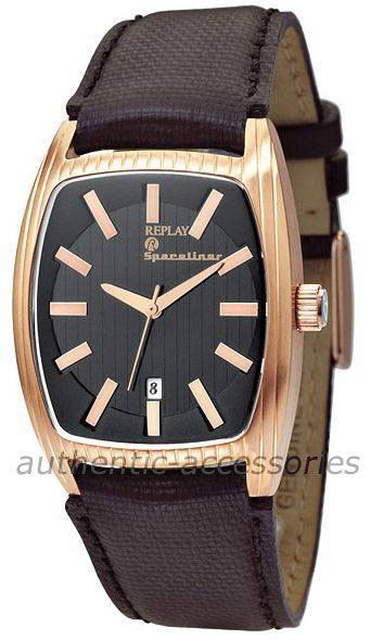 REPLAY Gents Gold SPACELINER Watch R8601NH New Genuine