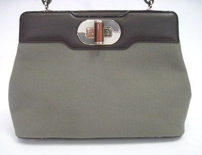 NEW BVLGARI Isabella Rossellini Tote Satchel Handbag