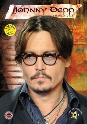 JOHNNY DEPP 2013 CALENDAR (FREE STICKERS)