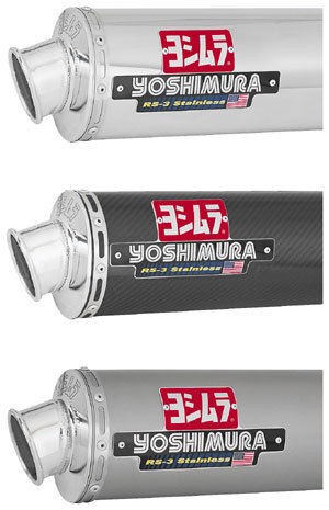 Yoshimura RS 3 Bolt On   Stainless Steel for Kawasaki ZX1200 Ninja ZX 