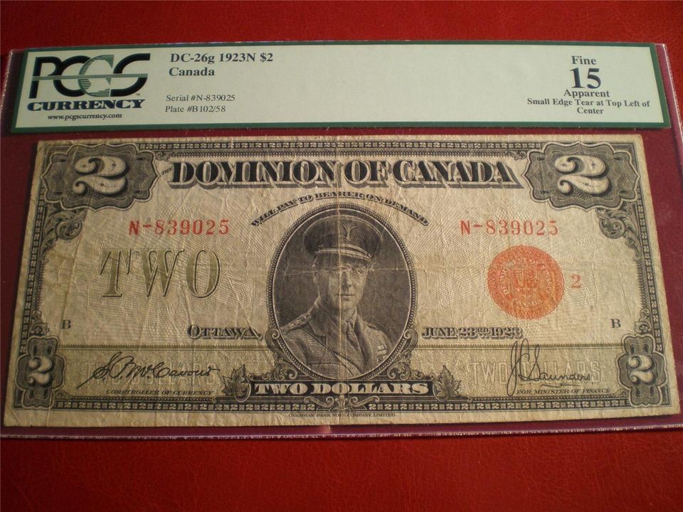 canadian currency in Paper Money World
