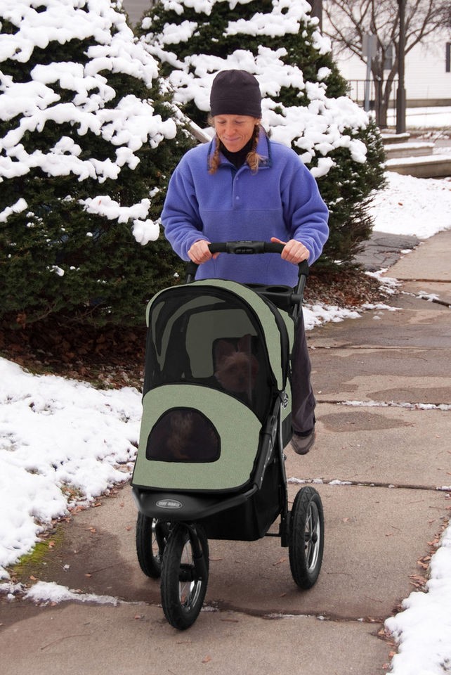   Pet Gear All Terrain Sage Jogger Dog Cat Stroller PG8400SG PG8400BG