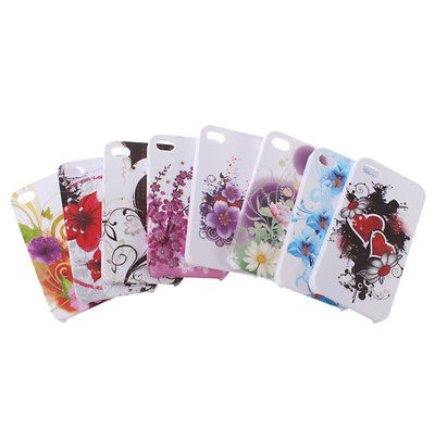 Charming Flower Design Newest Hard Back Case Skin Cover For Apple 