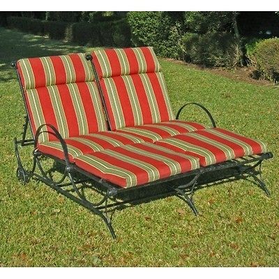   Caravan Iron Patio Double 3 Position Chaise Lounge 3475 DBL