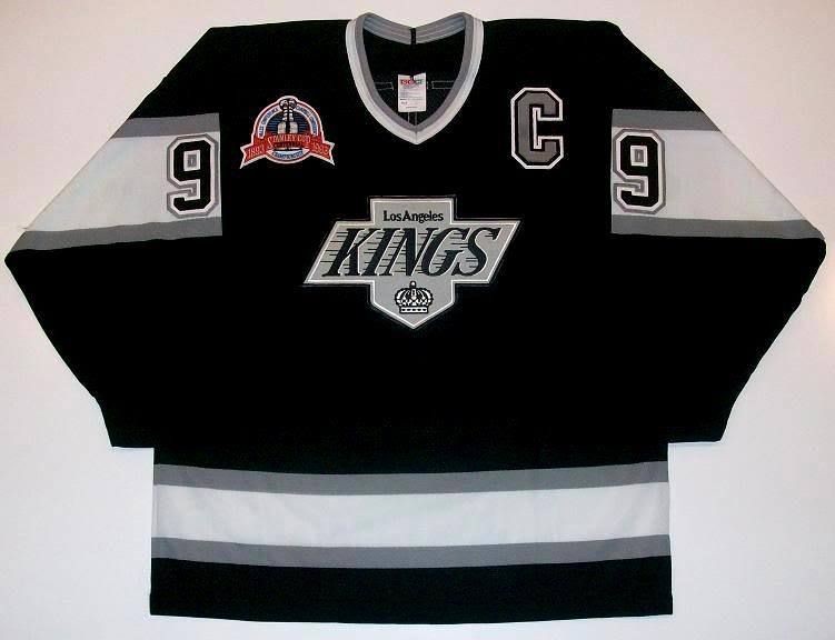 WAYNE GRETZKY LOS ANGELES KINGS 1993 STANLEY CUP CCM MASKA JERSEY