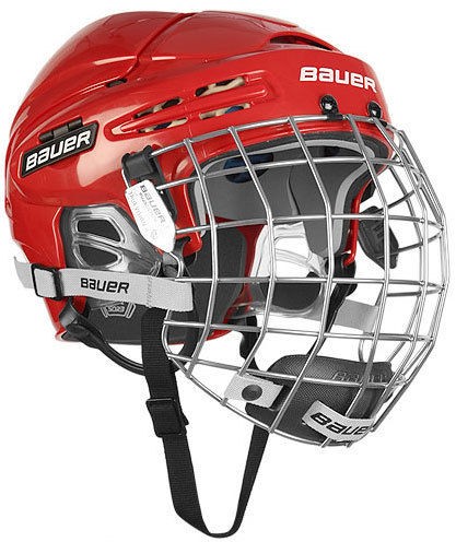 New Bauer 5100 Hockey Helmets w/Cage   Red
