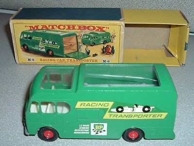 VINTAGE MATCHBOX M 6 RACING TRANSPORTER TRUCK IN BOX ESTATE SALE