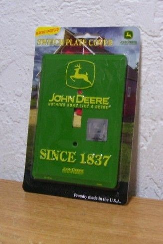 John Deere Light Switch Cover  Green  New