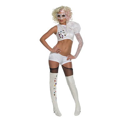 White Lady Gaga VMA Womens Halloween Costume