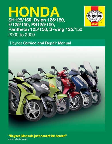 Honda 125 Scooter SH SES NES PES FES125 Haynes Manual