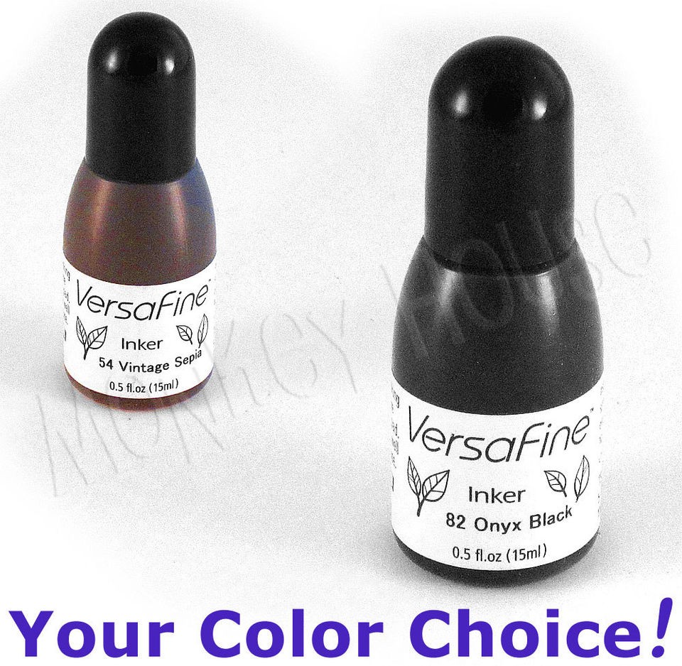 VERSAFINE fine detail pigment REINKER stamp ink pad inkpad refill 