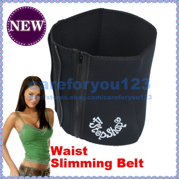 Trimming Slimming Sauna Tummy Waist Girdle Belt 4 Steps