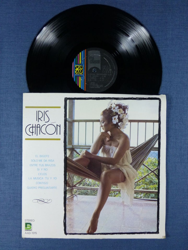 LP IRIS CHACON Borinquen AAD 1315 Puerto Rico Chacon 33 RPM