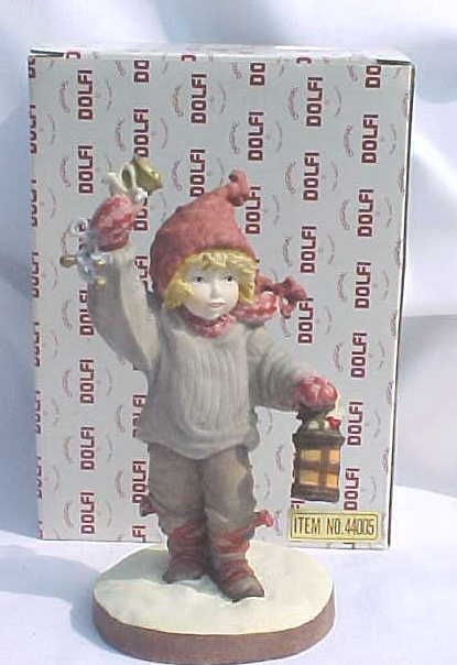 1990 DOLFI 0RIGINAL LISI MARTIN CHRISTMAS FIGURINE IOB