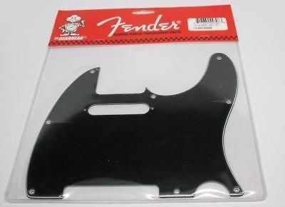 New FENDER Standard Telecaster Pickguard 3 Ply BLACK