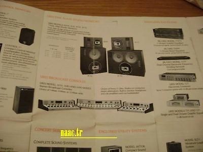 JBL 4430 4435 46710K 4612 UREI STUDIO MONITORS CABARET SERIES PRO 