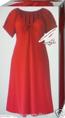   PLUS SIZE 18 EVENING PARTY RED LUXURY JERSEY STRETCHY SIMPLYBE BNWT