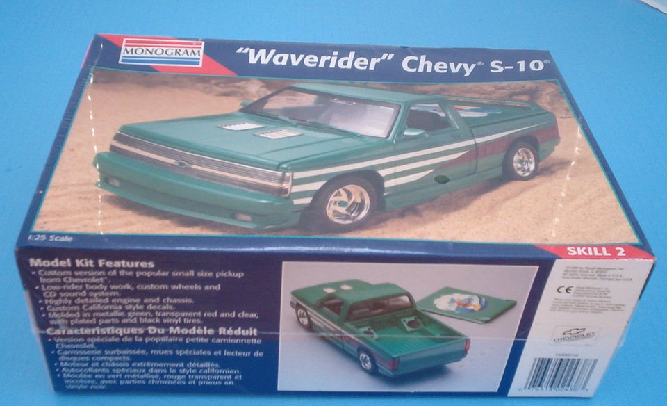 Waverider Chevy S 10 Custom Pickup 125 Monogram   Hobby Time Model 