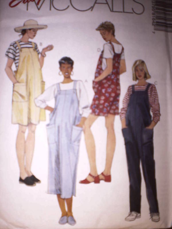   McCalls SEWING Pattern Maternity Jumper Jumpsuit Romper 8164 OOP