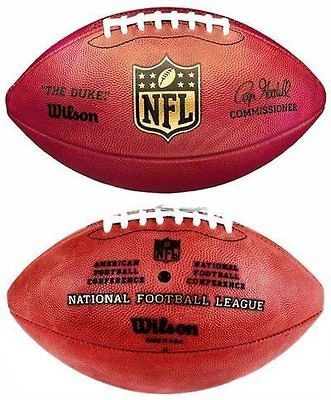 WILSON OFFICIAL NFL GAME FOOTBALL THE DUKE GOODELL F1100