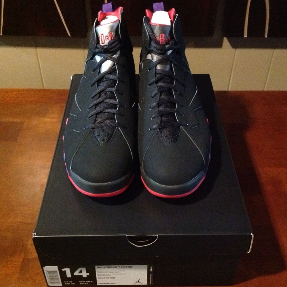 DS Air Jordan 7 Retro 2012 Raptors $235 Shipped W/Receipt Hare Flints 