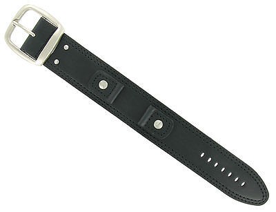 wide leather watch band in Jewelry & Watches