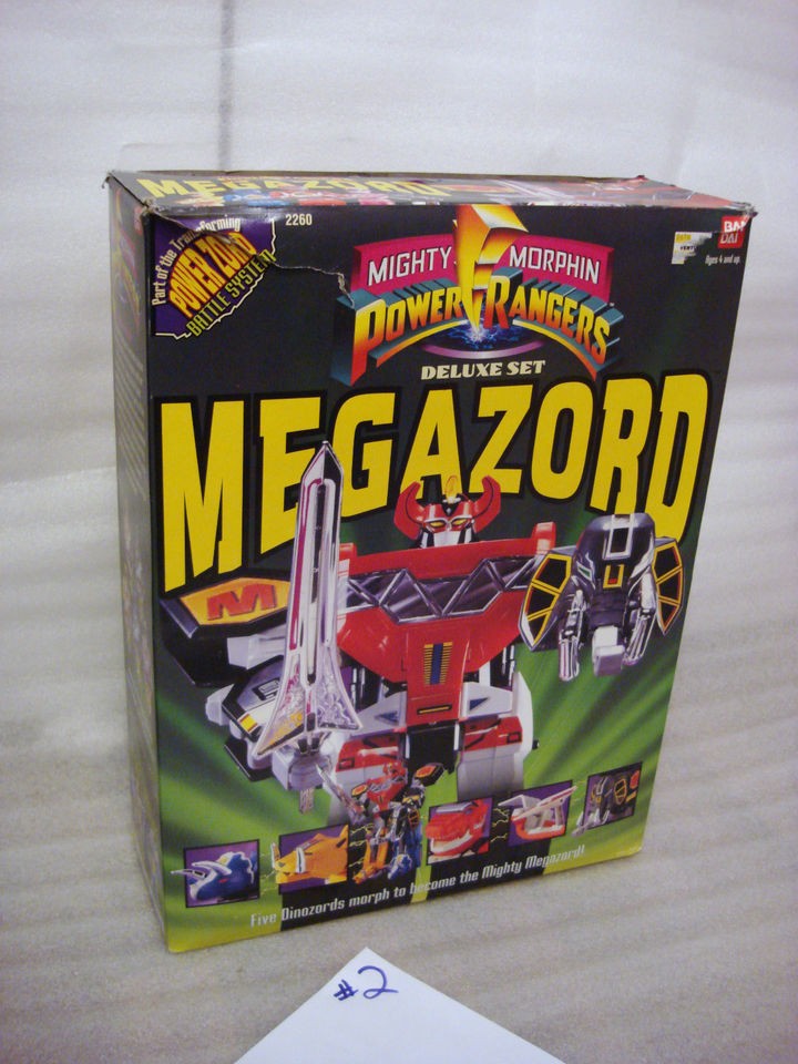   Morphin Power Rangers Deluxe Dinozord Megazord Complete + Box #2