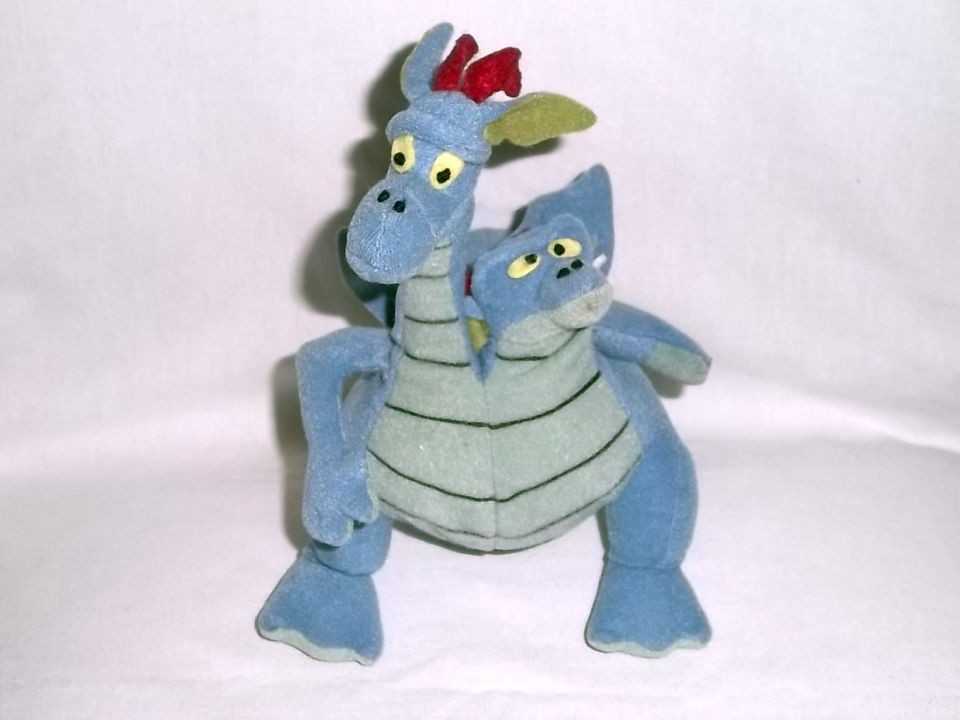 1998 QUEST FOR CAMELOT 8 CORNWALL DEVON DRAGON Bean Bag Warner Bros 