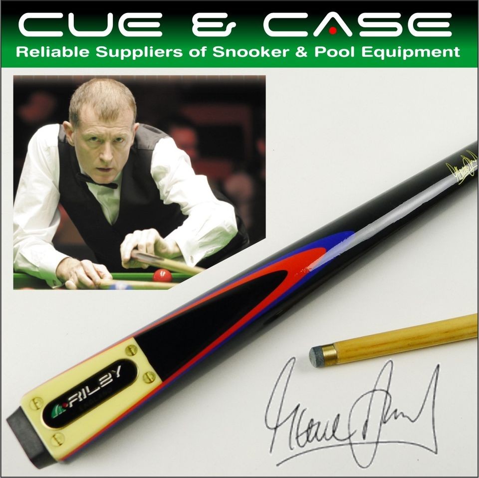 Riley STEVE DAVIS Short 42 Kids Junior 2pc Ash Snooker Pool Cue