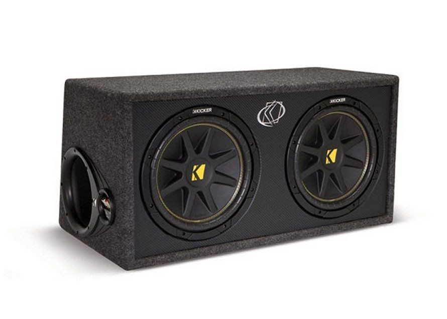 KICKER DC10 2010 10 600W Loaded Subwoofers +Enclosure