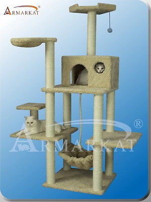 2012 New Style~Armarkat cat tree furniture condo scratching post house 