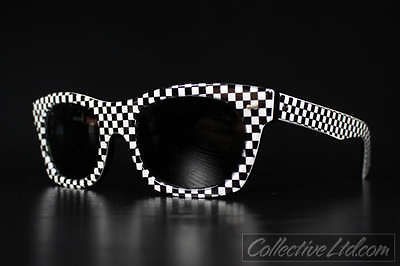 2011 Supreme The Alton Sunglasses Checkered Black White