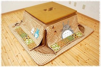 Japanese New kotatsu table heater futon cover mat set My Neighbor 