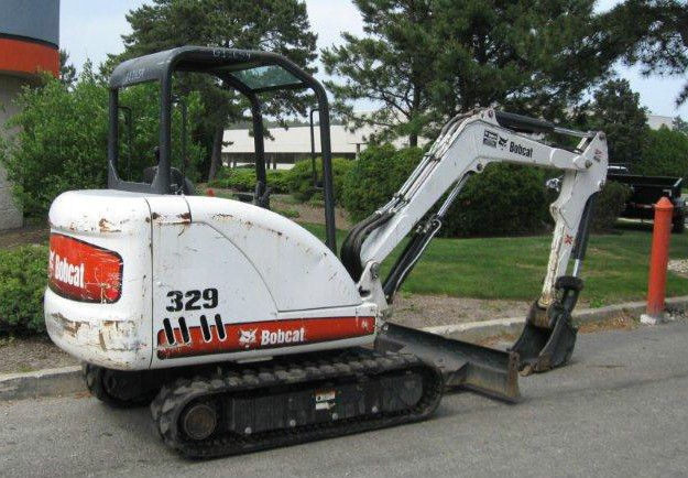 BOBCAT 329 EXCAVATOR 4 TON DIGGER RUBBER TRACKS BUCKET KUBOTA DIESEL