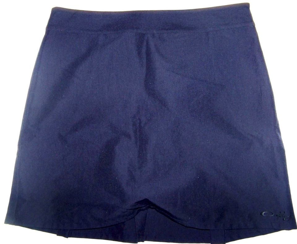 NEW WOMENS OAKLEY PARADE STRETCH WOVEN SKORT GOLF TENNIS SHORTS SKIRT 