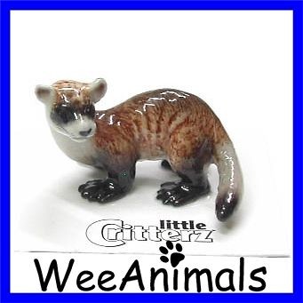Little Critterz Digger Black Footed Ferret Miniature Figurine Wee 