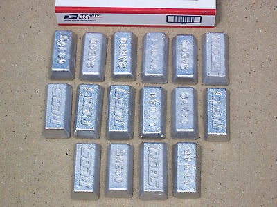 16+ lbs Lead Ingots for reloading, lures, sinkers, shot, cast from 
