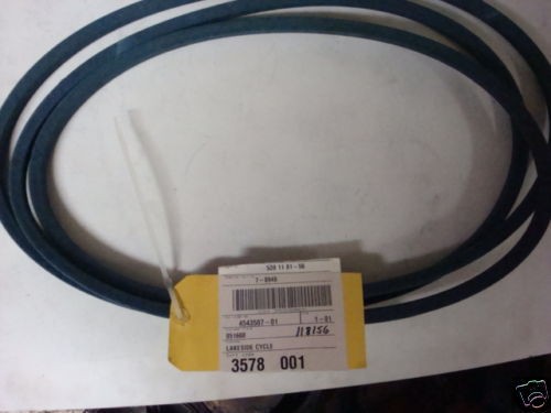 DIXON ZTR LAWN MOWER BELT 118156 539118156 11305 OEM HUSQVARNA NOS