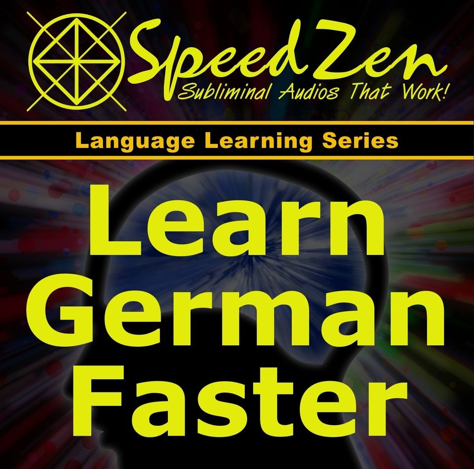 Learn German Faster Subliminal CD speak read write study aid hemi sync 