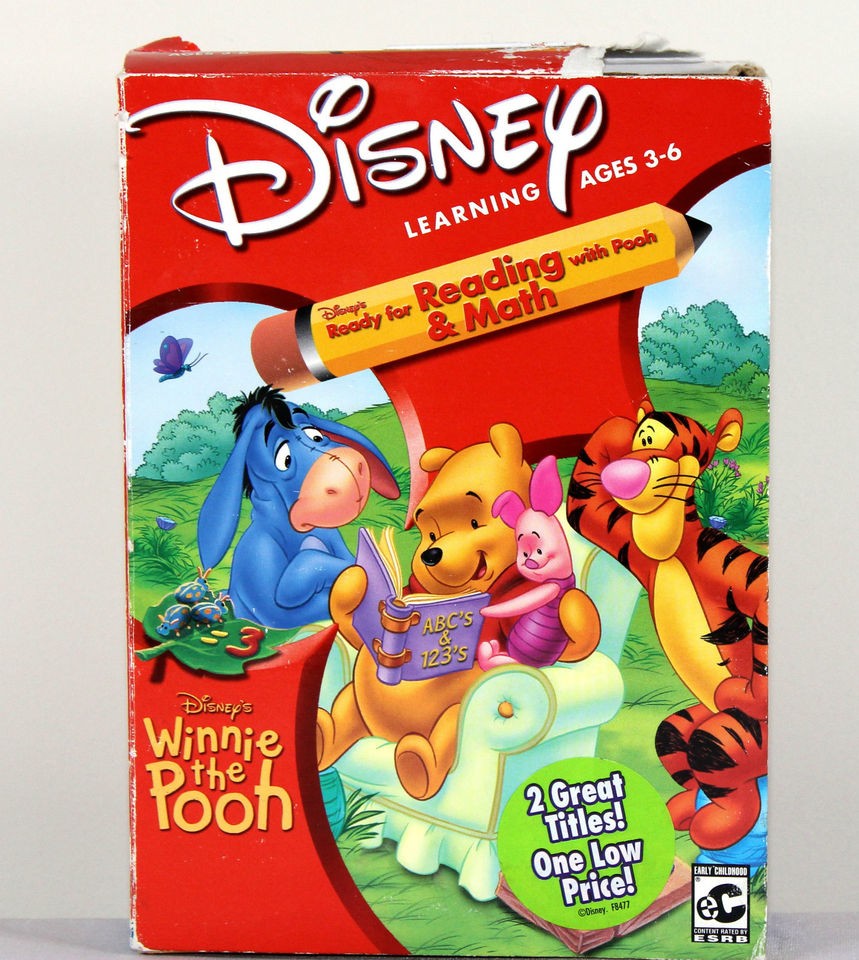 Disney Learning Ready for Reading & Math with Winnie the Pooh Computer 