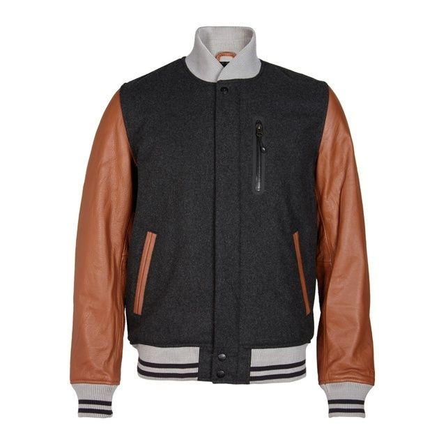 nike letterman jacket in Coats & Jackets