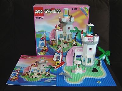 Lego set 6414 Dolphin Point – 185 Pieces – 1 Figure – Town 