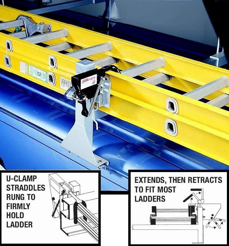 Quik Lock Spring Loaded Ladder Clamp for Racks from American Van