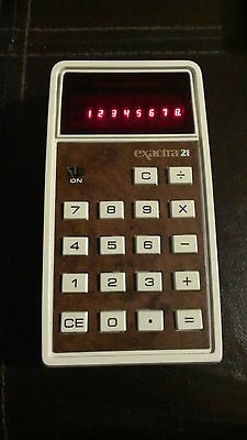 EXACTRA 21 CALCULATOR BY TEXAS INSTRUMENT